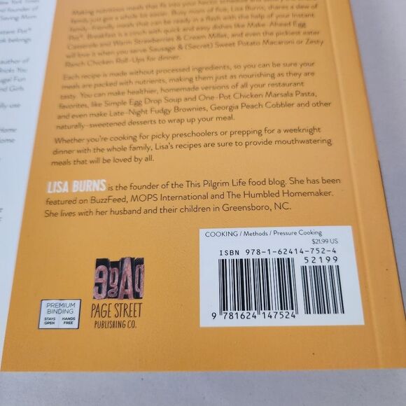 Family Meals from Scratch in Your Instant Pot Cookbook By Lisa Burns 192 Pages - Picture 5 of 7